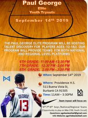 Paul George Elite Basketball - Basketball Team, Youth Travel Team