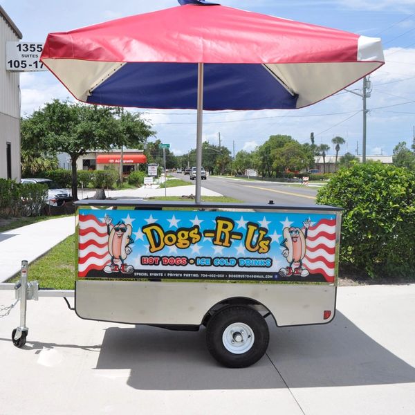 Mobile Food Cart Umbrella