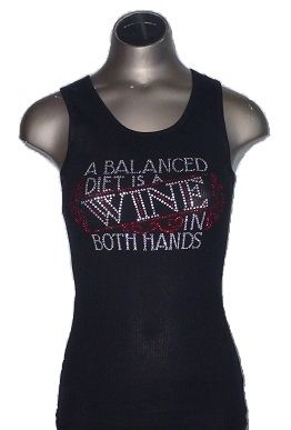 A Balanced Diet Is Wine In Both Hands