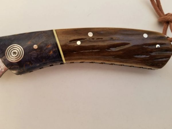 FOLDING KNIVE SPAIN F C Don Benito. HAND MADE NAVAJA SPANIARD XL wood Jamon