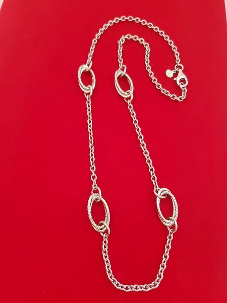 Sterling Silver Rhodium Plated Necklace By Susan Silver