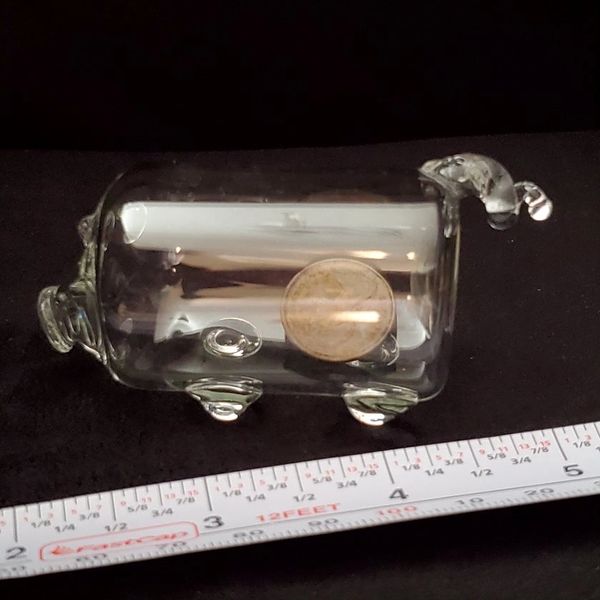 antique miniature glass animals