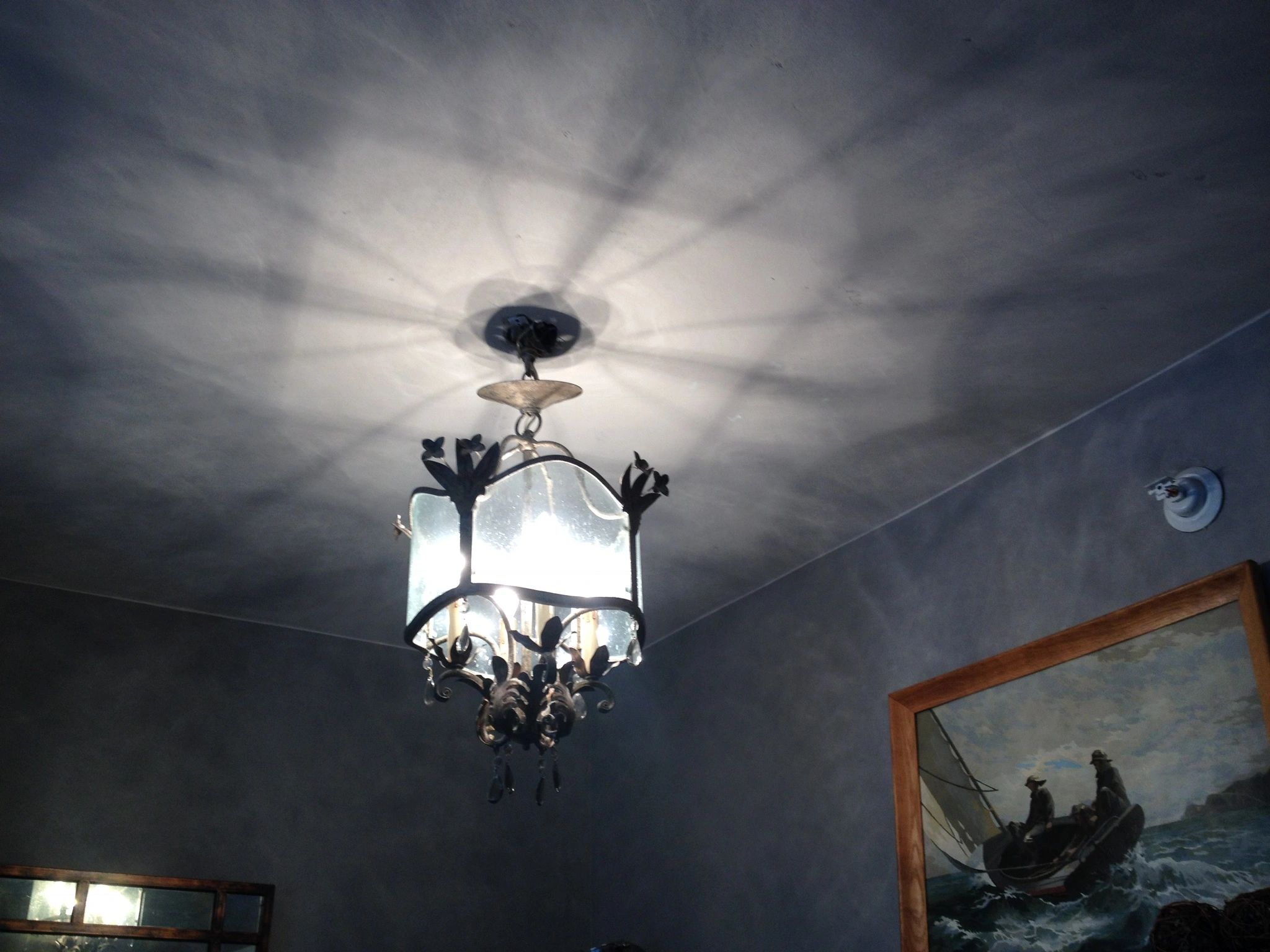 American Clay Loma plaster ceiling.  Missoula, MT.