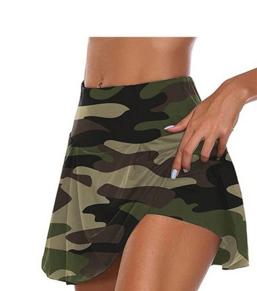 Colorful shop camouflage skirt