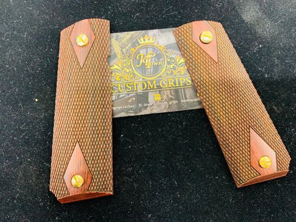 Colt 1911 Wood Grips Original Colt With Screws 3 3264