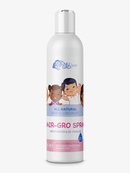 NuGro Baby & Kids Detangling Hair-Gro Spray | NuGro Hair