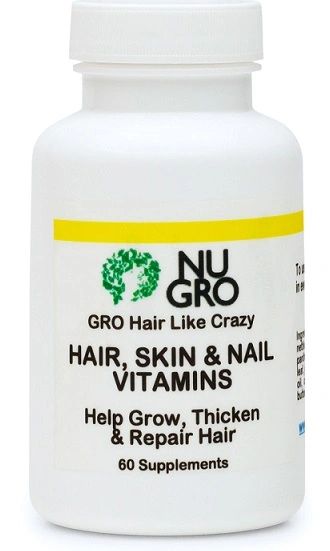 Biotin Plus Hair Nail Vitamins All Natural Nu Gro Naturals