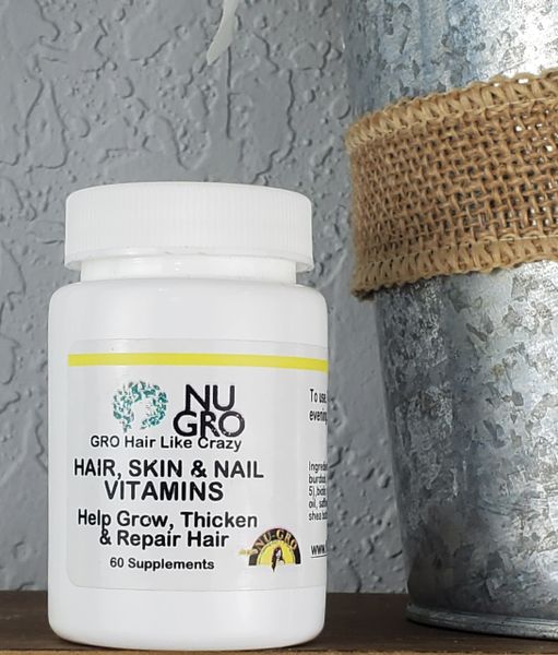 Biotin Plus Hair, Skin & Nail Vitamins, (All-Natural) | Nugro Hair Products  - Buy Hair Growth Products Online