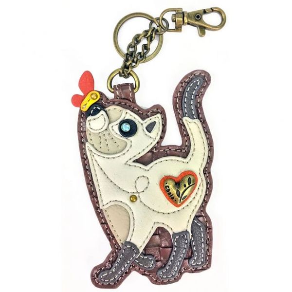 Slim Cat Coin Purse Key Fob by Chala Personalized Cutting Boards