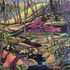 22x28 Oil on Canvas, narrative, landscape, colorful