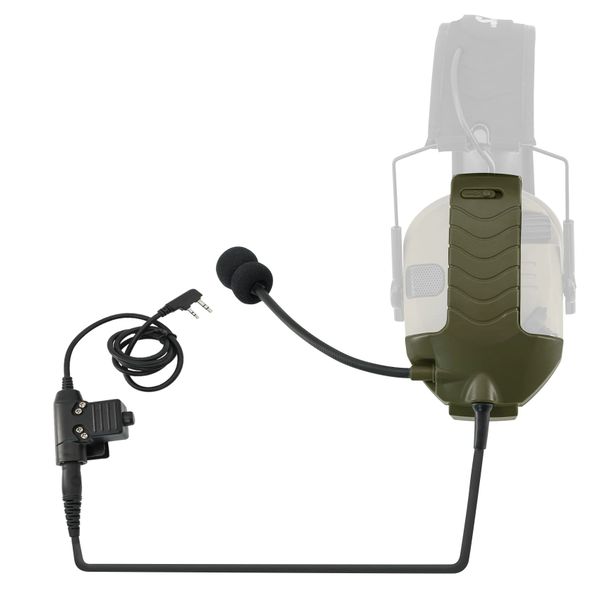 Microphone & PTT for Walker's Razor Noise Cancelling Headphone