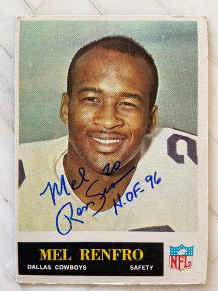 Mel Renfro Autograph Signing