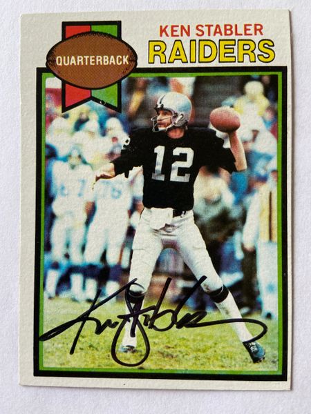 Ken Stabler Signed Las Vegas Raiders Unframed 8x10 NFL Photo - Throwing