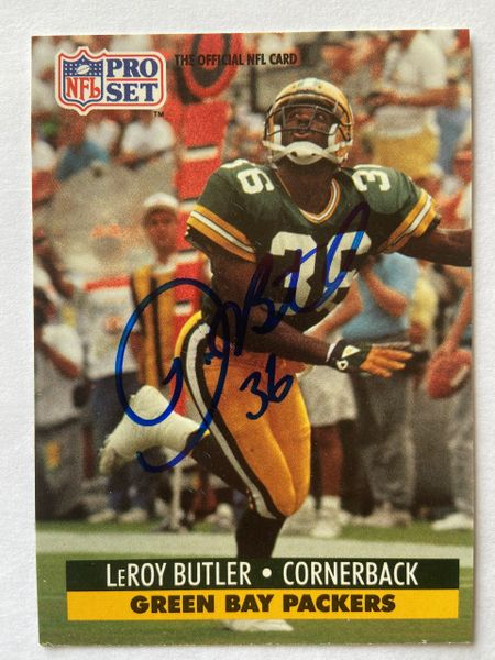 Green Bay Packers Leroy Butler 36 Signed Photograph Signed 