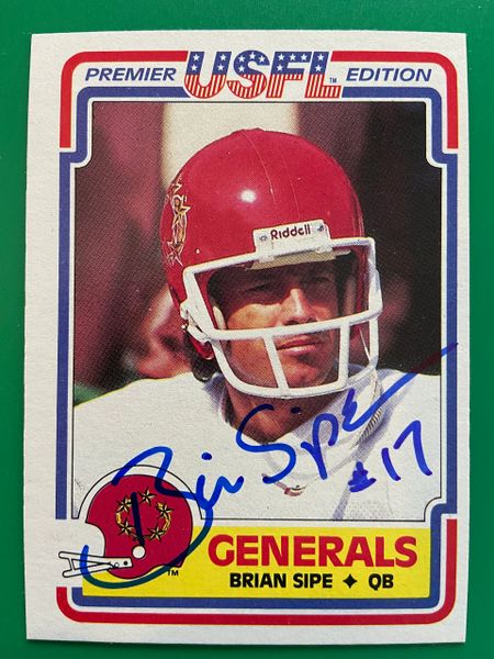 Brian Sipe Football Cards