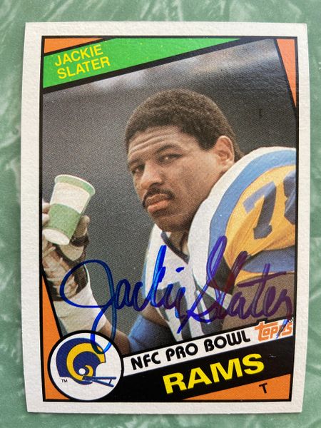 Jackie Slater Football Cards. Los Angeles Rams