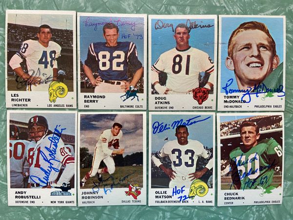 1961 Fleer Buffalo Bills Team Set