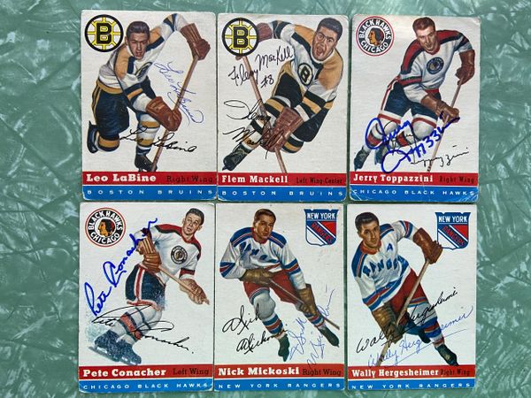 Boston Bruins Trading Cards, Bruins Autographed Player Cards