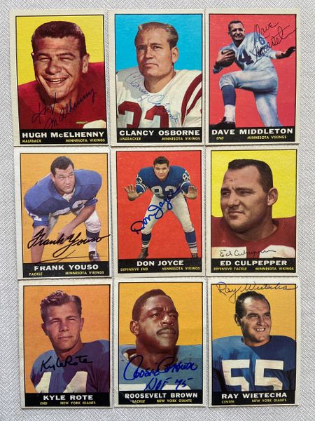 : 1961 Topps # 89 Ray Wietecha New York Giants-FB