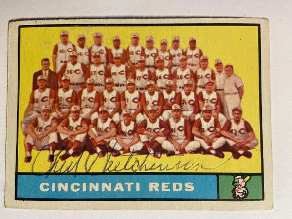 1961 CINCINNATI REDS TEAM CARD - Topps Baseball Card # 249