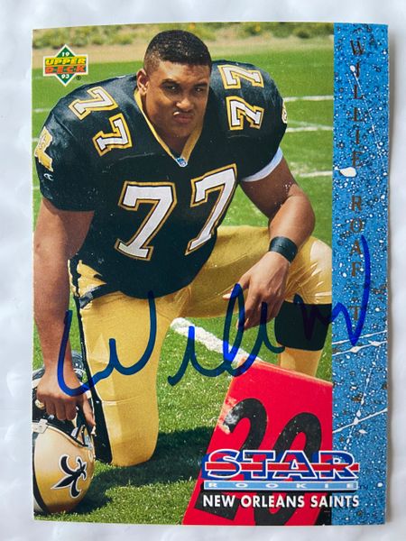 Willie Roaf Autographed Signed 1993 Sky Box New Orleans Saints