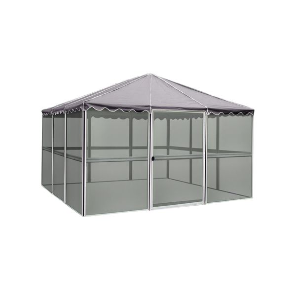 Casita Free Standing Gazebo Rectangular Style Screen Enclosure ...