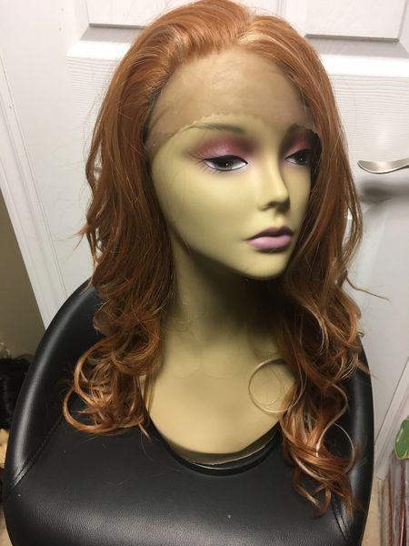 Berenice Lace Front Strawberry Blonde With Blonde Highlights