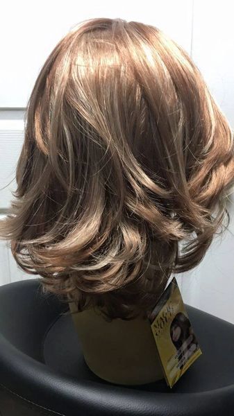 Click Blonde With Copper Highlights Hair Diva By Christina