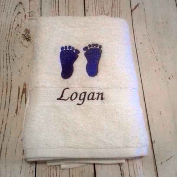 Personalized Bathroom Hand Towels -Cotton- Embroidered-Choose your