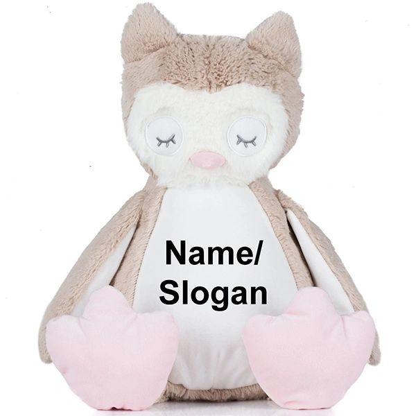 personalised owl teddy