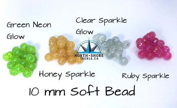 North shore tackle SOFT 10 MM BEADS