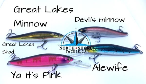 NORTH SHORE TACKLE - Great Lakes Cheeky Minnow Rattle Crank Bait