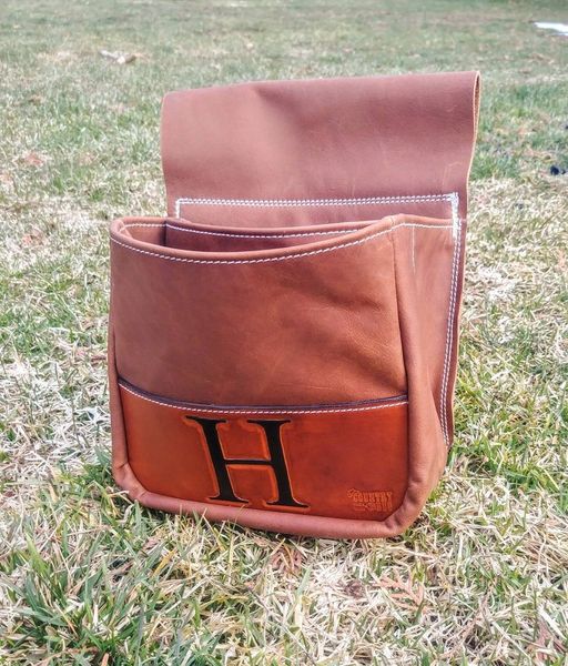 Custom Leather Shooting Bag Shooting pouch ammo bags shotgun sports