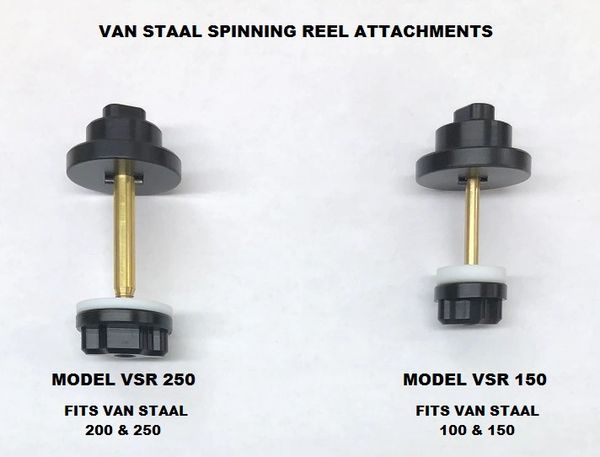 Van Staal non-skirted Spinning Reel Attachments