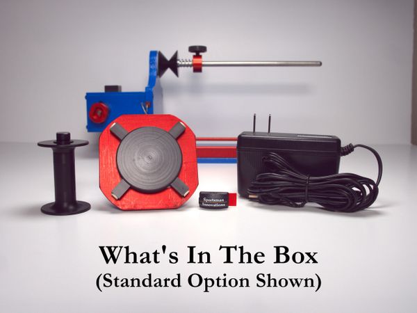 Sportsman Innovations,LLC - Our Fishon Spooler PRO is the electric,  portable, all-in-one fishing line spooling station you've been looking for.  It is a fraction of the price of professional spooling stations with