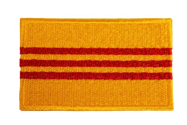 SOUTH VIETNAM Country Flag Iron - On PATCH CREST BADGE