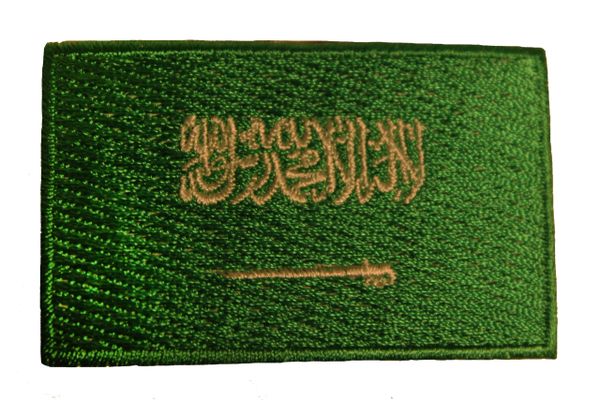 SAUDI ARABIA Country Flag Iron - On PATCH CREST BADGE