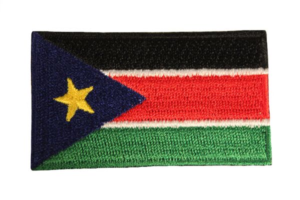 SOUTH SUDAN COUNTRY FLAG IRON ON PATCH CREST BADGE