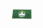 MACAO NATIONAL COUNTRY FLAG IRON ON PATCH CRESGT BADGE ... 1.5 X 2.5 INCHES .. NEW
