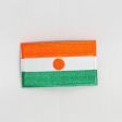 NIGER NATIONAL COUNTRY FLAG IRON ON PATCH CREST BADGE .. 1.5 X 2.5 INCHES .. NEW