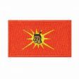 MOHAWK OKA NATIVE FLAG IRON ON PATCH CREST BADGE .. 1.5 X 2.5 INCHES .. NEW