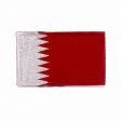 QATAR NATIONAL COUNTRY FLAG IRON ON PATCH CREST BADGE .. 1.5 X 2.5 INCHES .. NEW