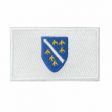 BOSNIA OLD NATIONAL COUNTRY FLAG IRON ON PATCH CREST BADGE .. 1.5 X 2.5 INCHES .. NEW