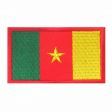 CAMEROON NATIONAL COUNTRY FLAG IRON ON PATCH CREST BADGE ... 1.5 X 2.5 INCHES ... NEW