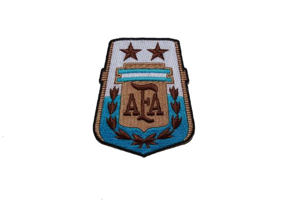 ARGENTINA AFA LOGO SOCCER WORLD CUP EMBROIDERED IRON ON PATCH CREST BADGE .. SIZE : 2.75" x 3.25" INCHES .. NEW