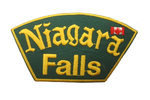 NIAGARA FALLS COUNTRY FLAG IRON ON PATCH CREST BADGE .. NEW