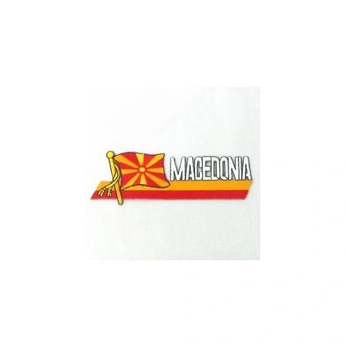 MACEDONIA NEW SIDEKICK WORD COUNTRY FLAG IRON ON PATCH CREST BADGE