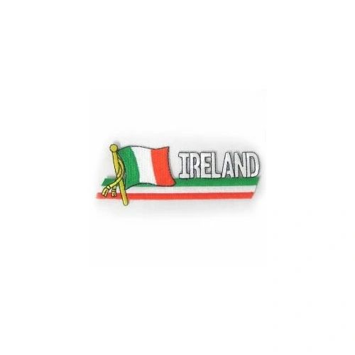 IRELAND SIDEKICK WORD COUNTRY FLAG IRON ON PATCH CREST BADGE