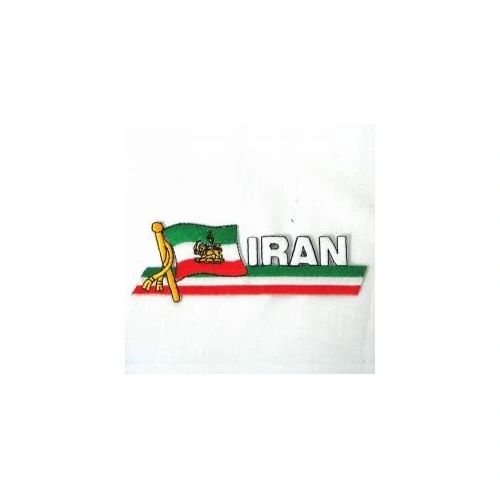 IRAN SIDEKICK WORD COUNTRY FLAG IRON ON PATCH CREST BADGE