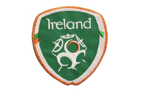 IRELAND FIFA World Cup EMBROIDERED IRON ON PATCH CREST BADGE .. SIZE : 2.9" x 3" INCH